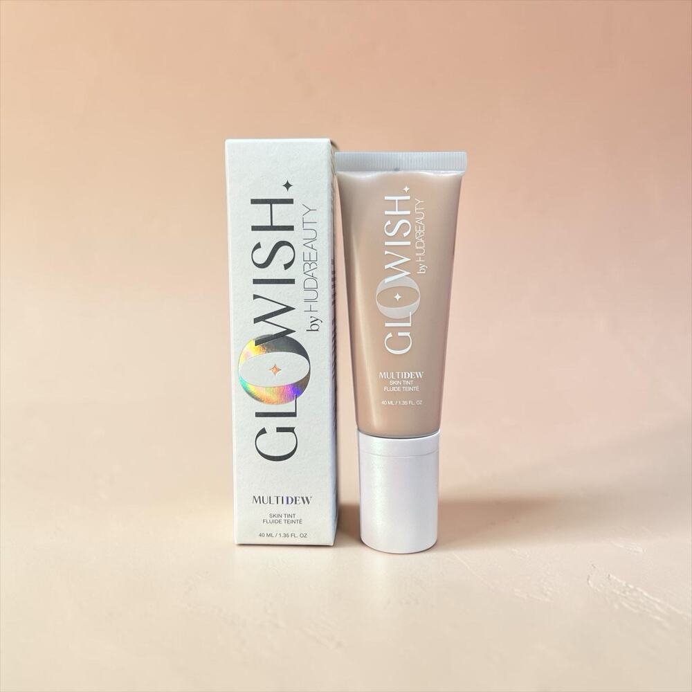 HUDA BEAUTY GloWish Multidew Skin Tint 06 Medium Tan New